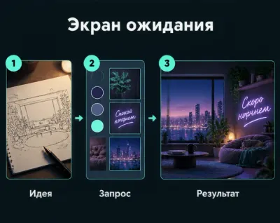 Создать экран ожидания стрима с ИИ
