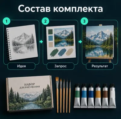 Показать комплектацию товара с помощью ИИ