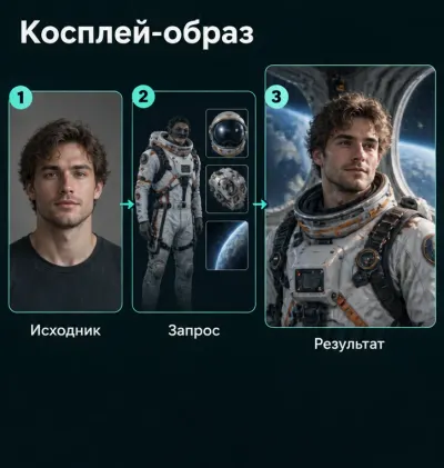 Косплей по фотографии с помощью ИИ