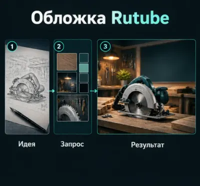 Создать обложку видео для Rutube с ИИ