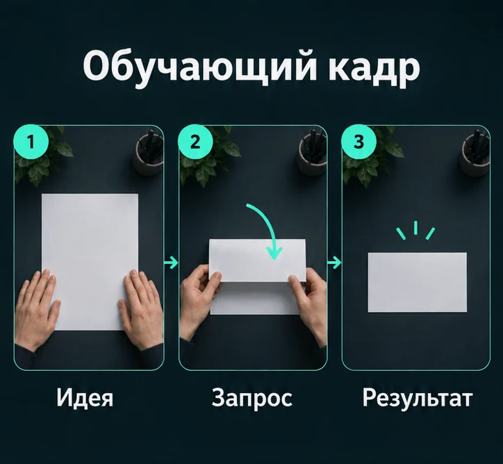 Создать обучающую анимацию с помощью ИИ: Определить задачу → Настроить запрос → Проверить результат