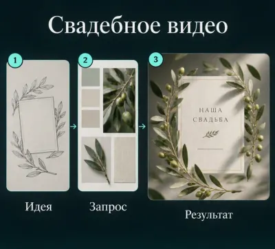 Создать свадебное видеоприглашение с ИИ