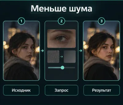 Уменьшить шум на фотографии с ИИ