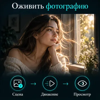 Оживить фотографию с помощью ИИ