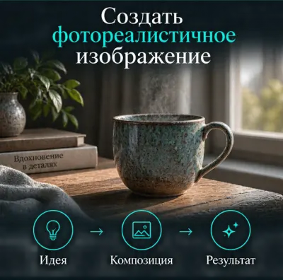 Создать фотореалистичное изображение