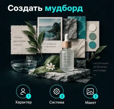 Создать мудборд с помощью ИИ