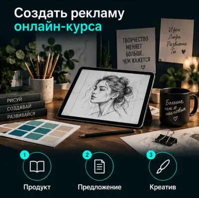 Создать рекламу онлайн-курса
