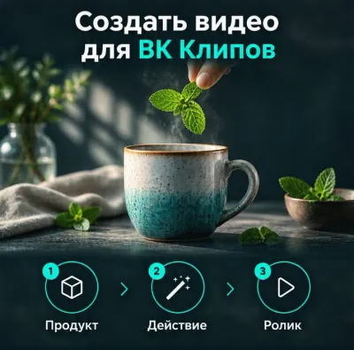 Создать видео для ВК Клипов с ИИ