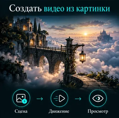 Создать видео из картинки с ИИ
