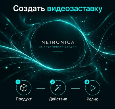 Создать видеозаставку с ИИ