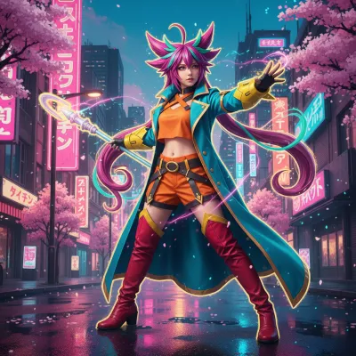 AI аниме портрет