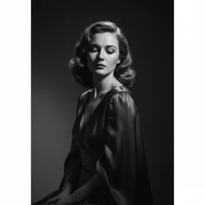 Нейрофотосессия чёрно-белая