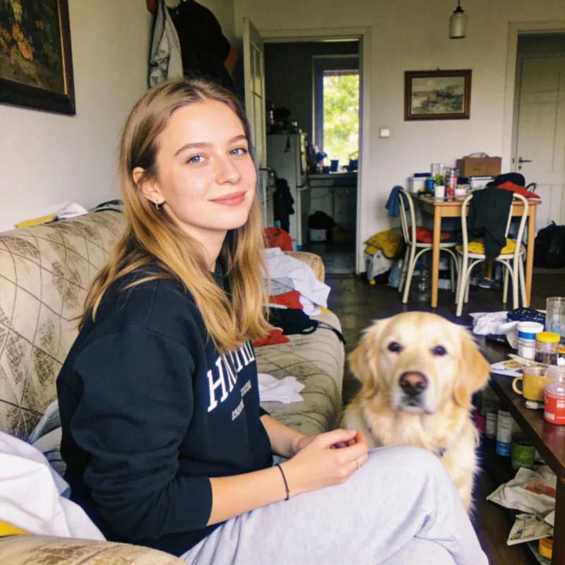 Нейрофотосессия с питомцем: фото с животным до AI обработки