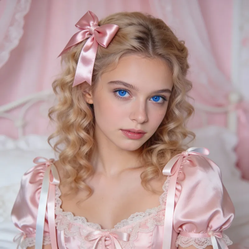 Нейрофотосессия Coquette: романтичный образ после AI генерации