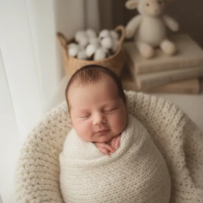 AI фотосессия новорождённого