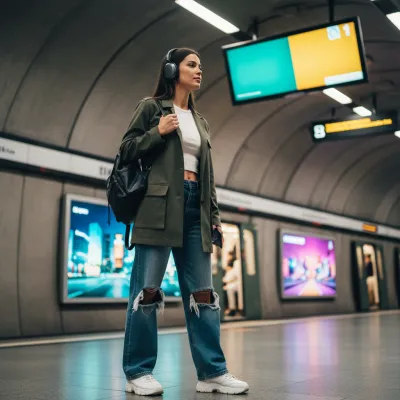 Нейросеть для фотосессии в метро