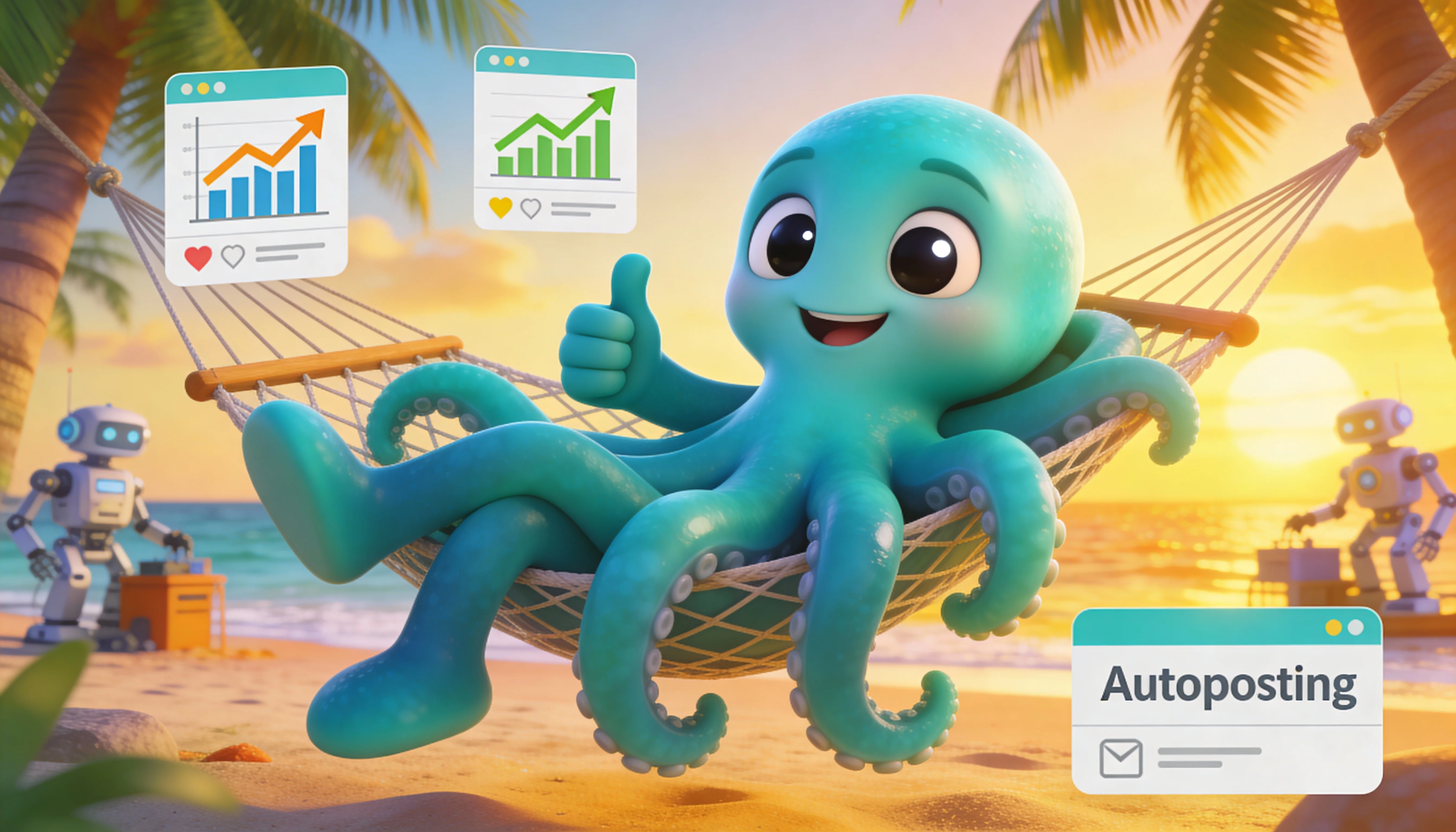 Октавио анализирует метрики SMM и радуется росту