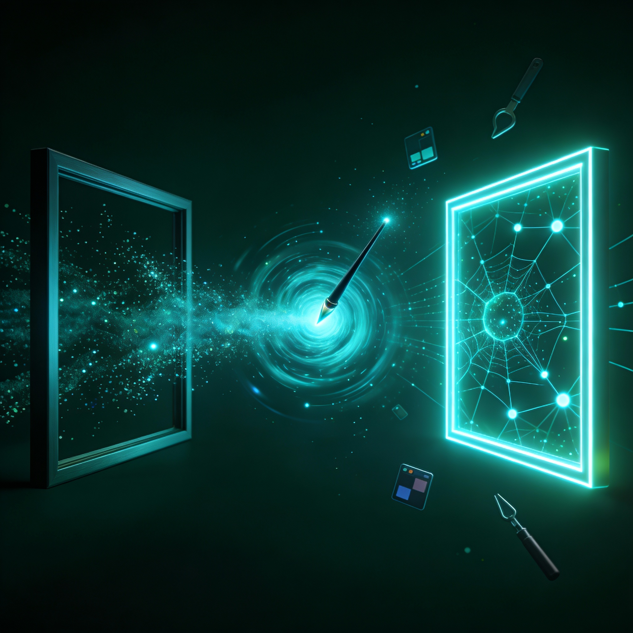 Процесс обработки фотографий с AI