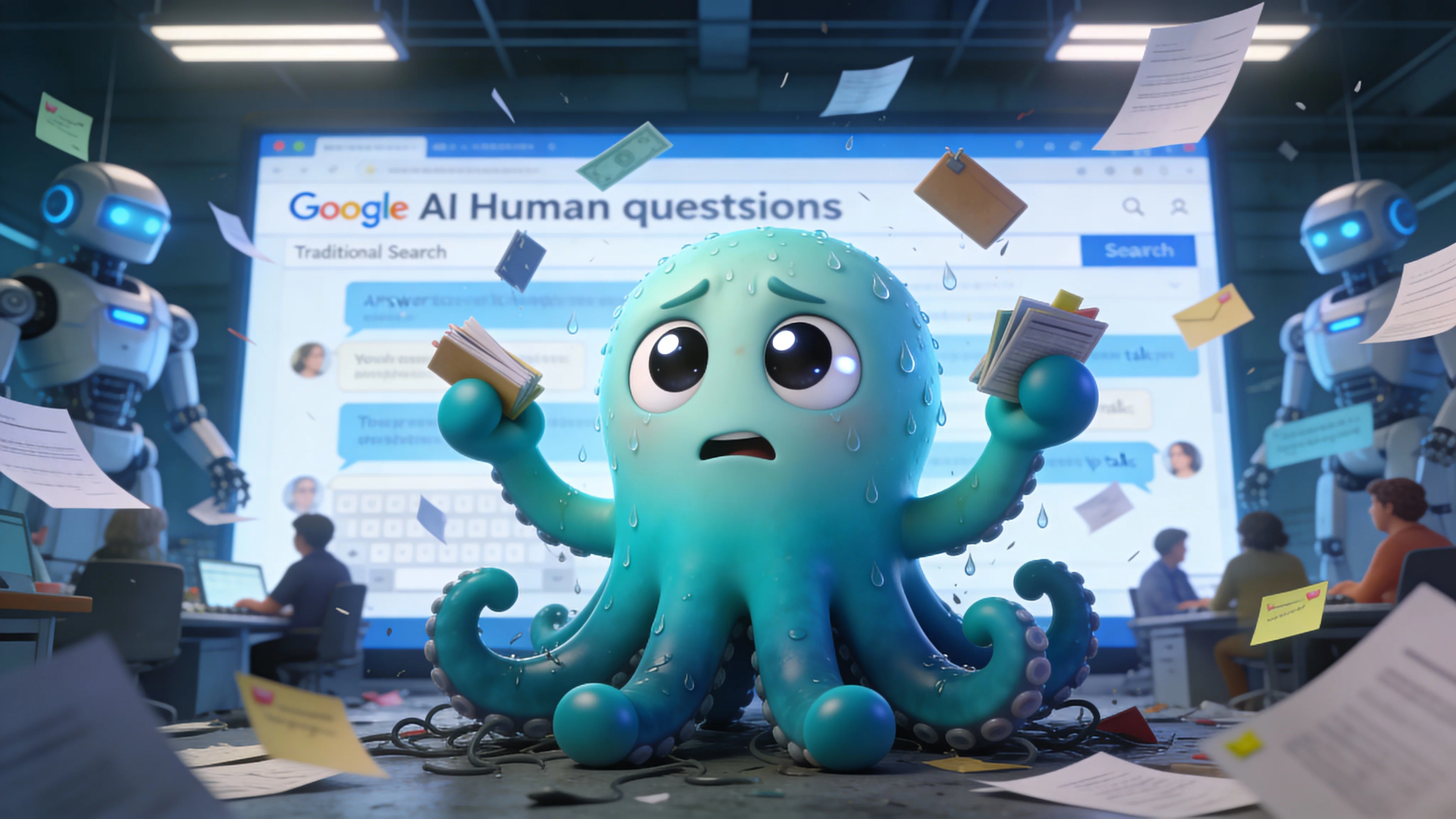 Октавио наблюдает за изменениями в поиске — нейросети отвечают на вопросы