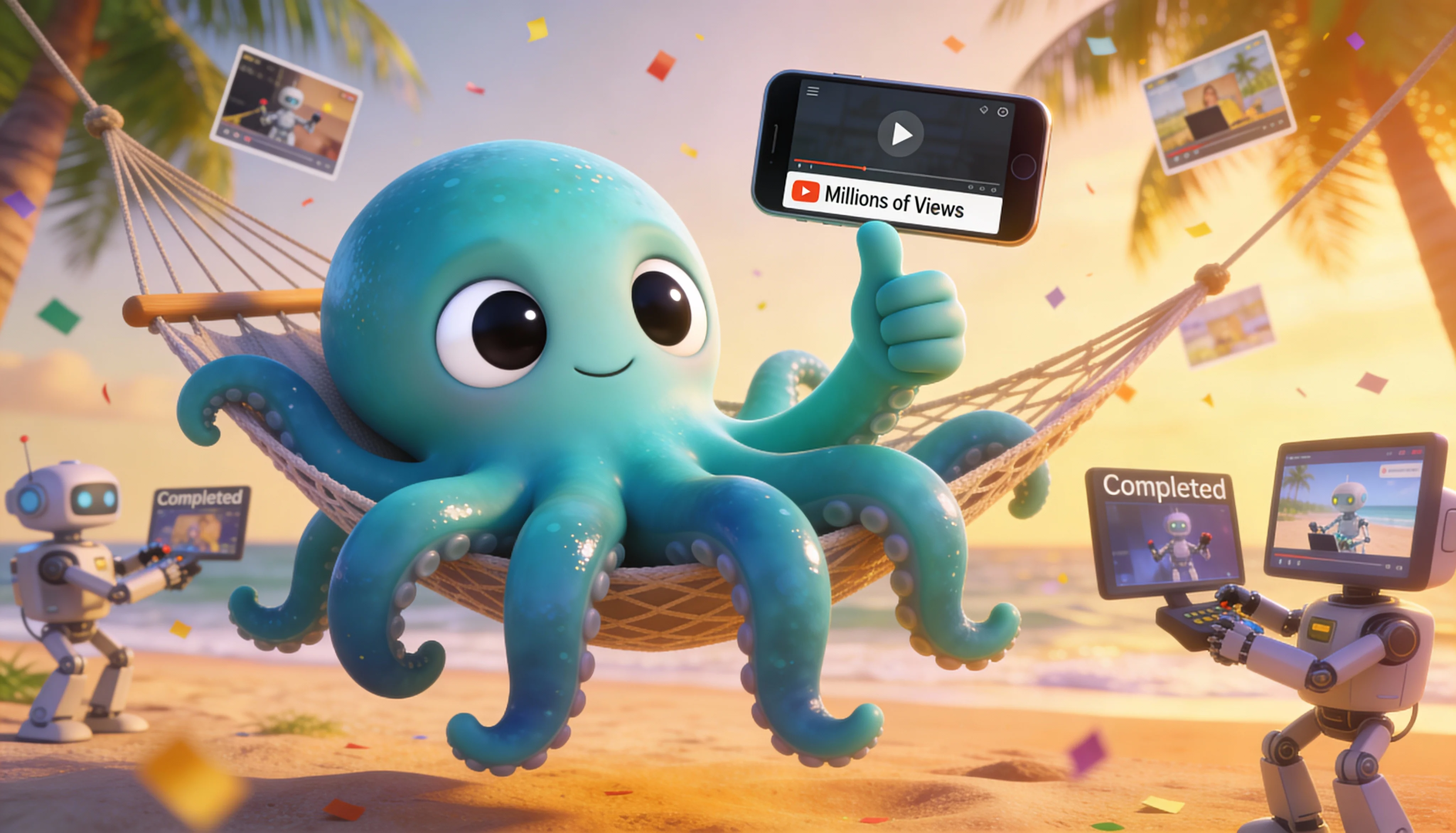 Октавио празднует успех — множество готовых видео и миллионы просмотров