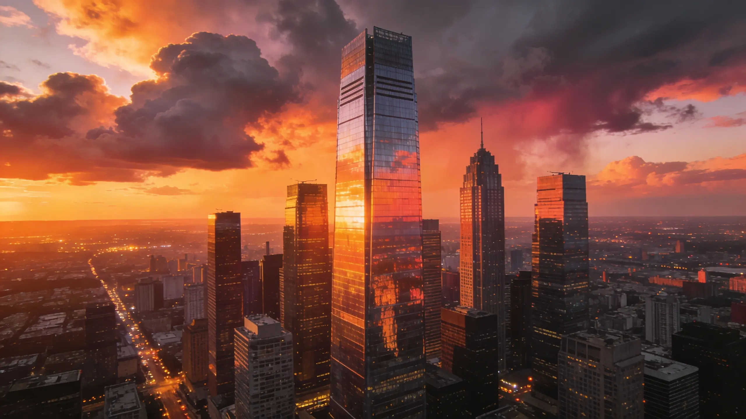 Городской закат