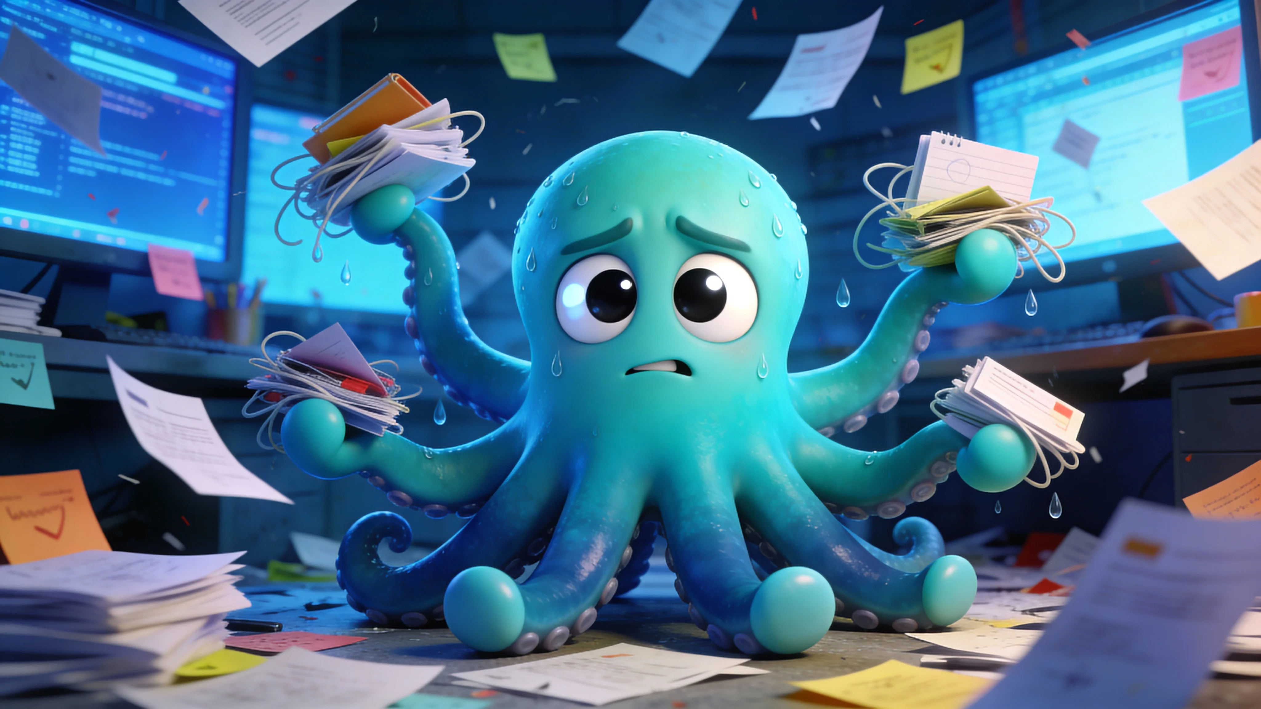 Осьминог запутался в продвижении в социальных сетях