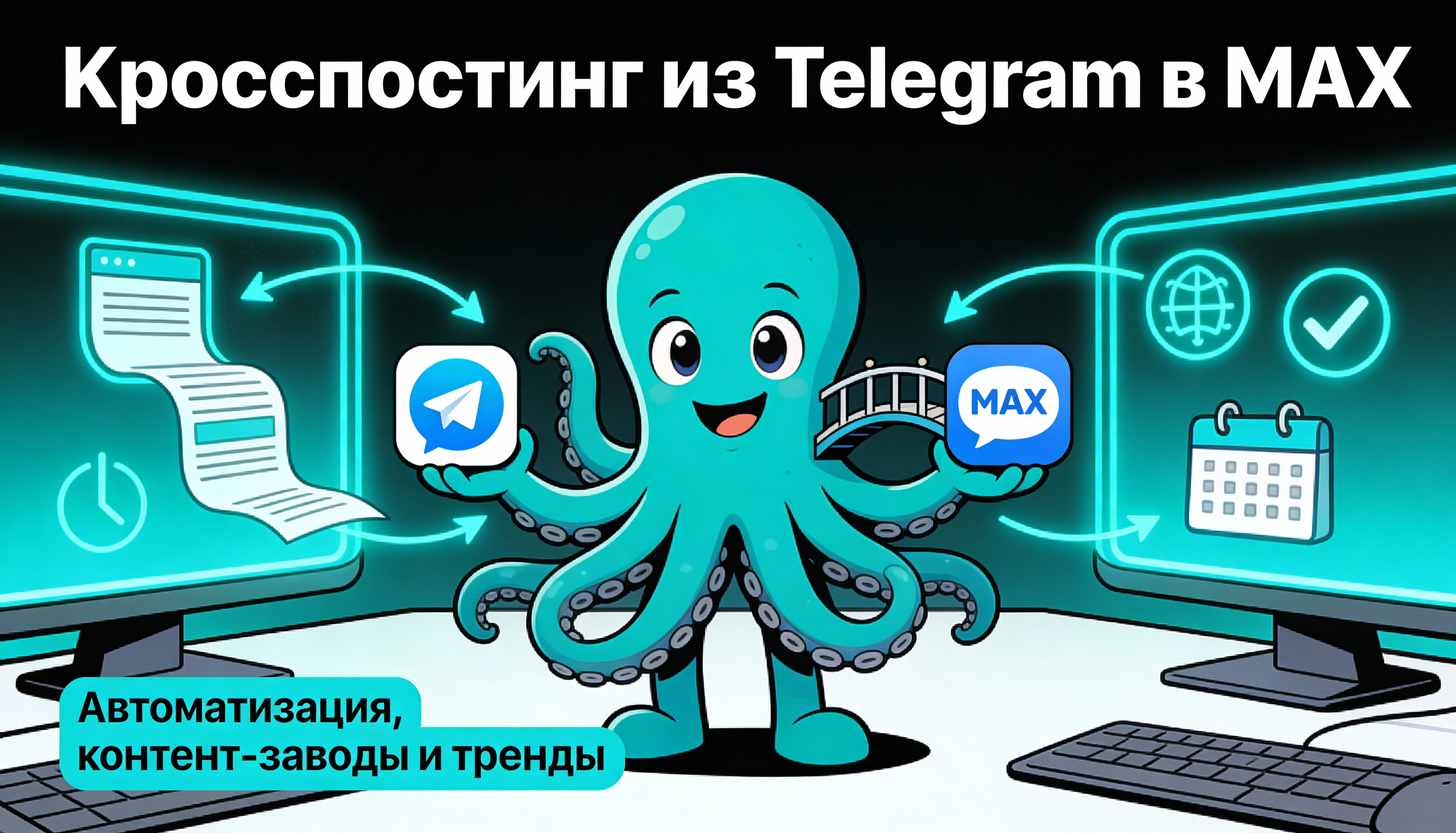 Кросспостинг из Telegram в MAX: автопубликация, контент‑завод и тренды 2025–2030