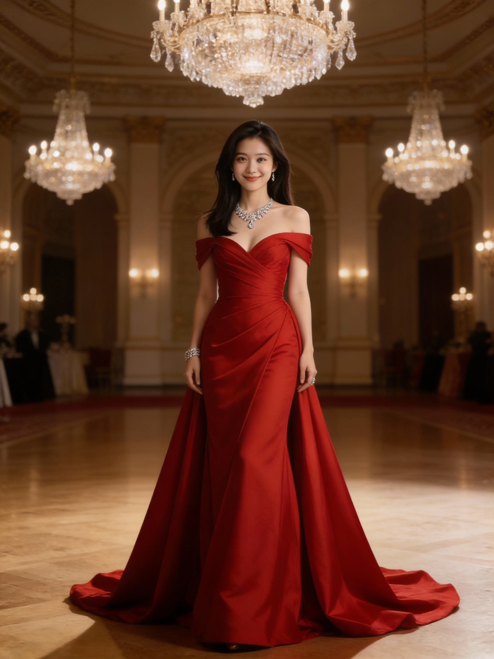 После: Гламурный образ для мероприятия