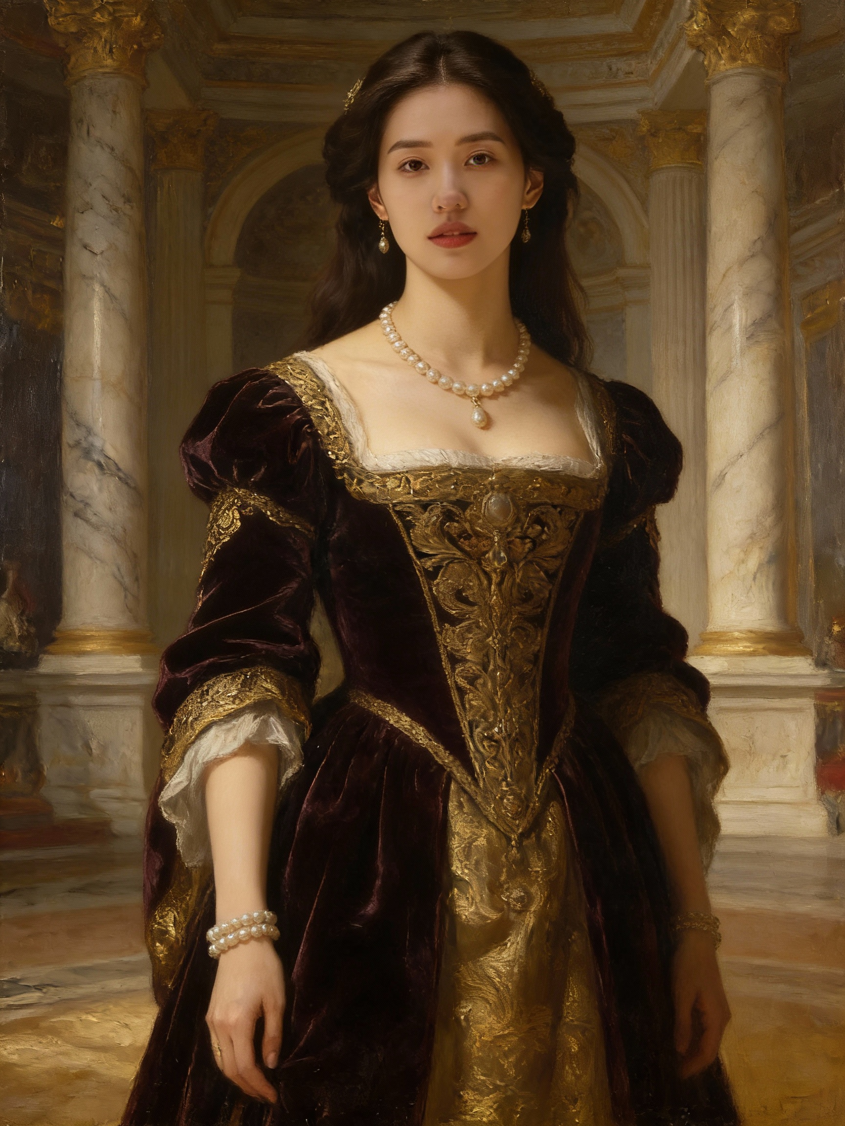 После: Портрет в стиле Ренессанса