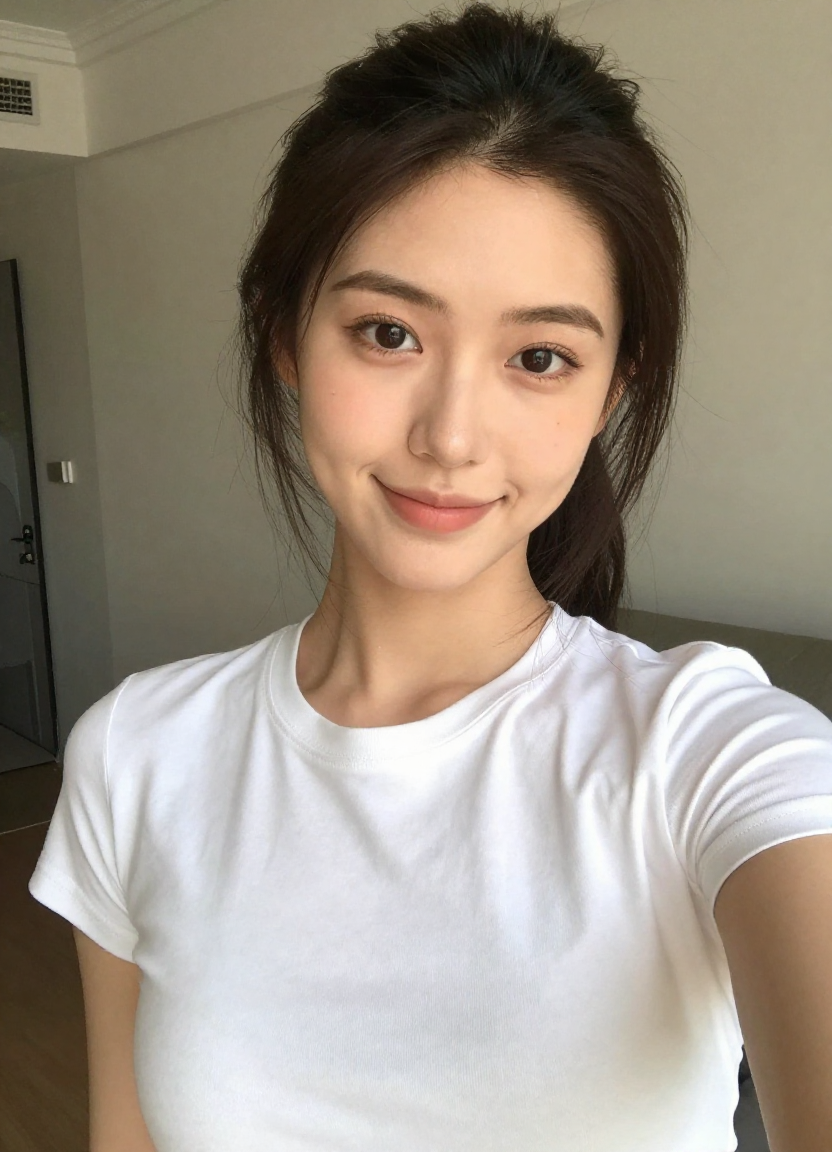 До: Обычное селфи