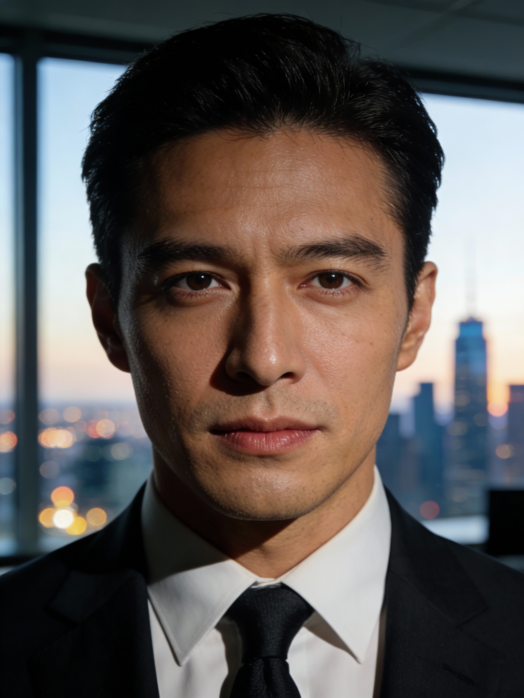 Бизнес-портрет созданный нейросетью