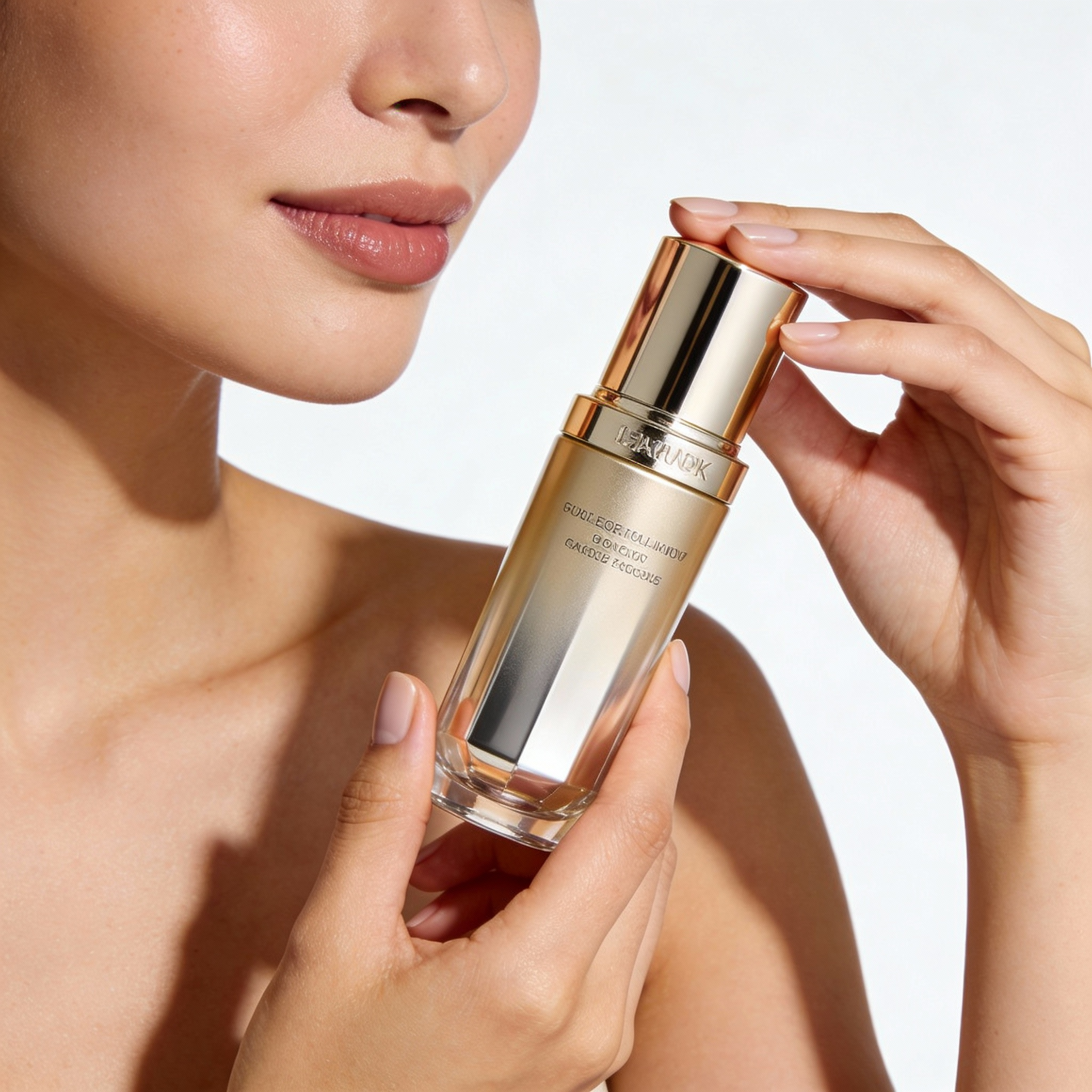 Продуктовая съёмка с моделью