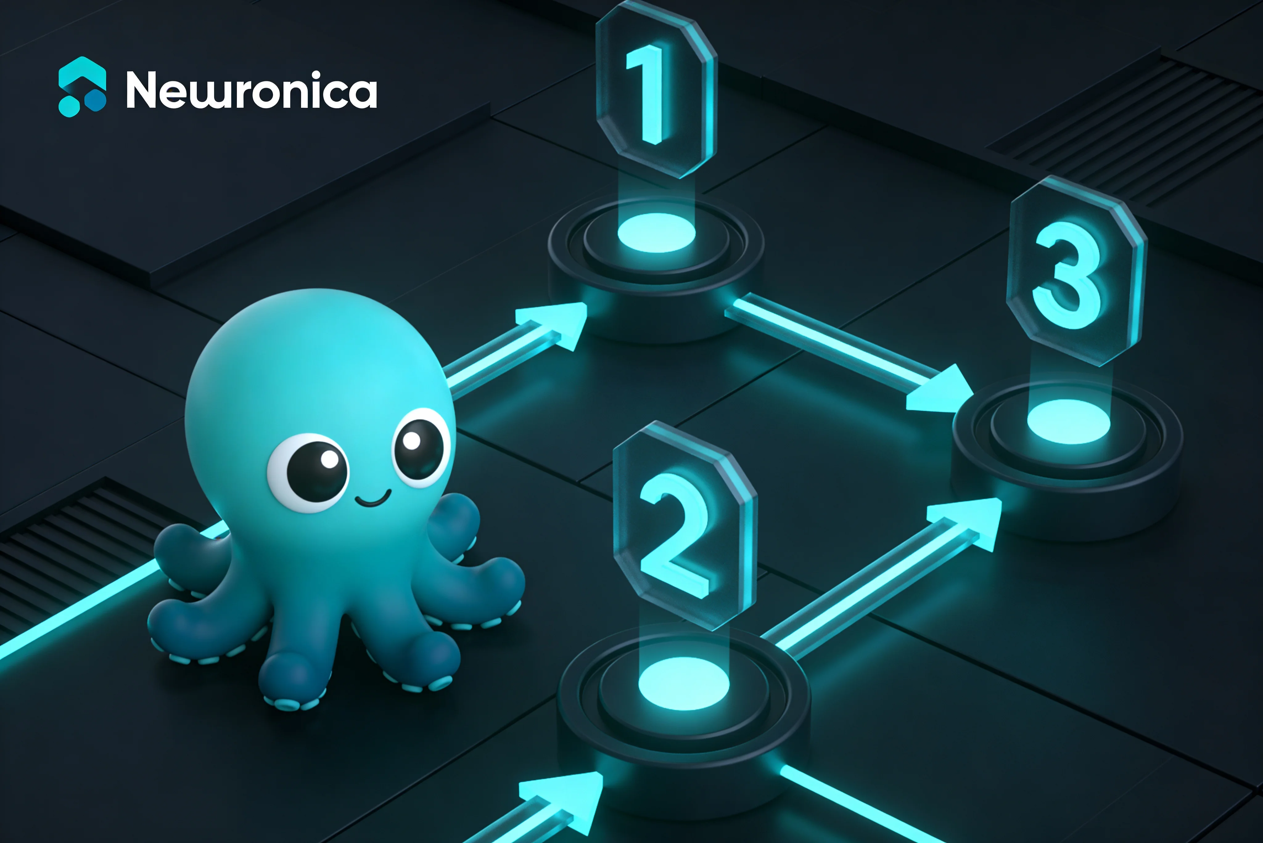 Инфографика: цепочка создания контента с AI — текст, картинка, видео