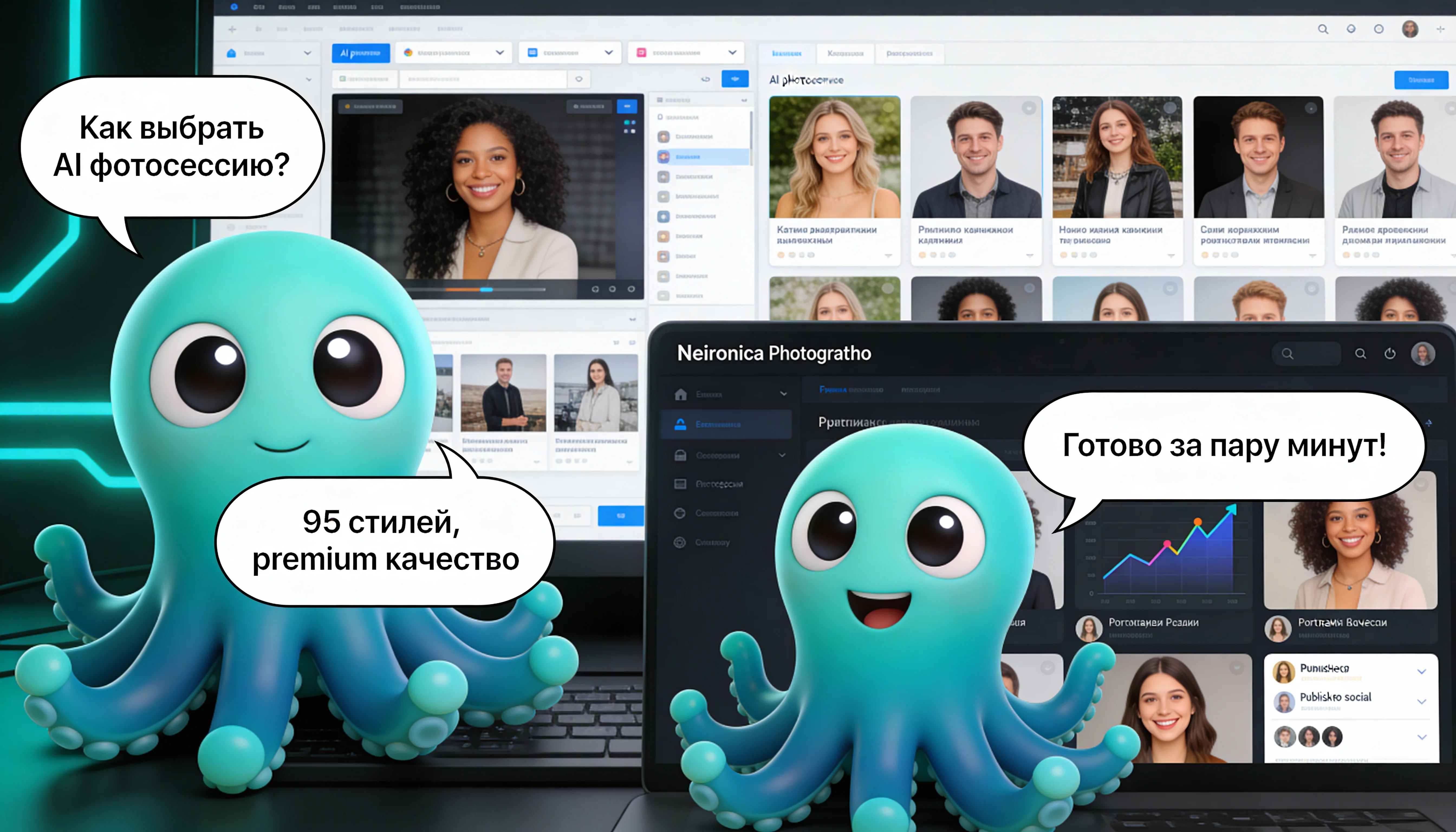 ТОП-10 сервисов для нейрофотосессии — обзор 2025